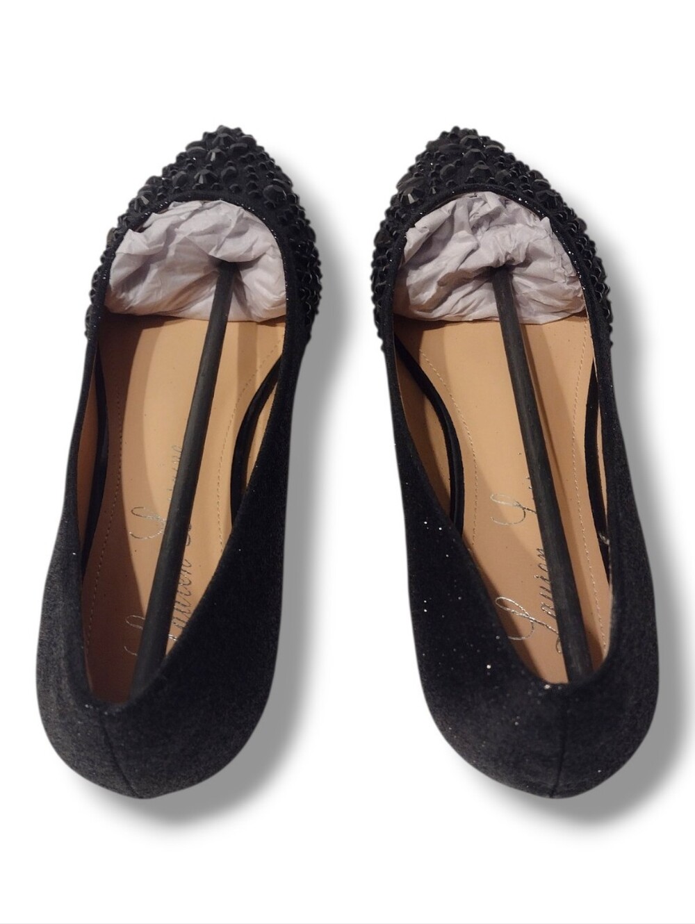 Lauren Lorraine KELSEY-2 Flat Rhinestone Ballet Slip-On Shoe - Picture 7 of 8